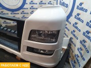 Бампер передний (ноускат) правый